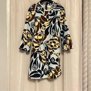 Zara Retro Style Trafaluc Flare-Sleeve Mini Pocketed Dress, Size S